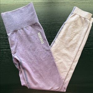 Gymshark purple ombré leggings